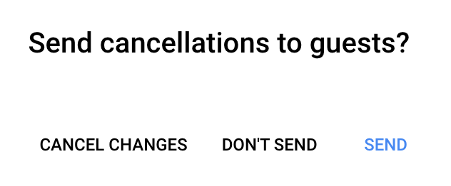 Image highlighting send cancellation